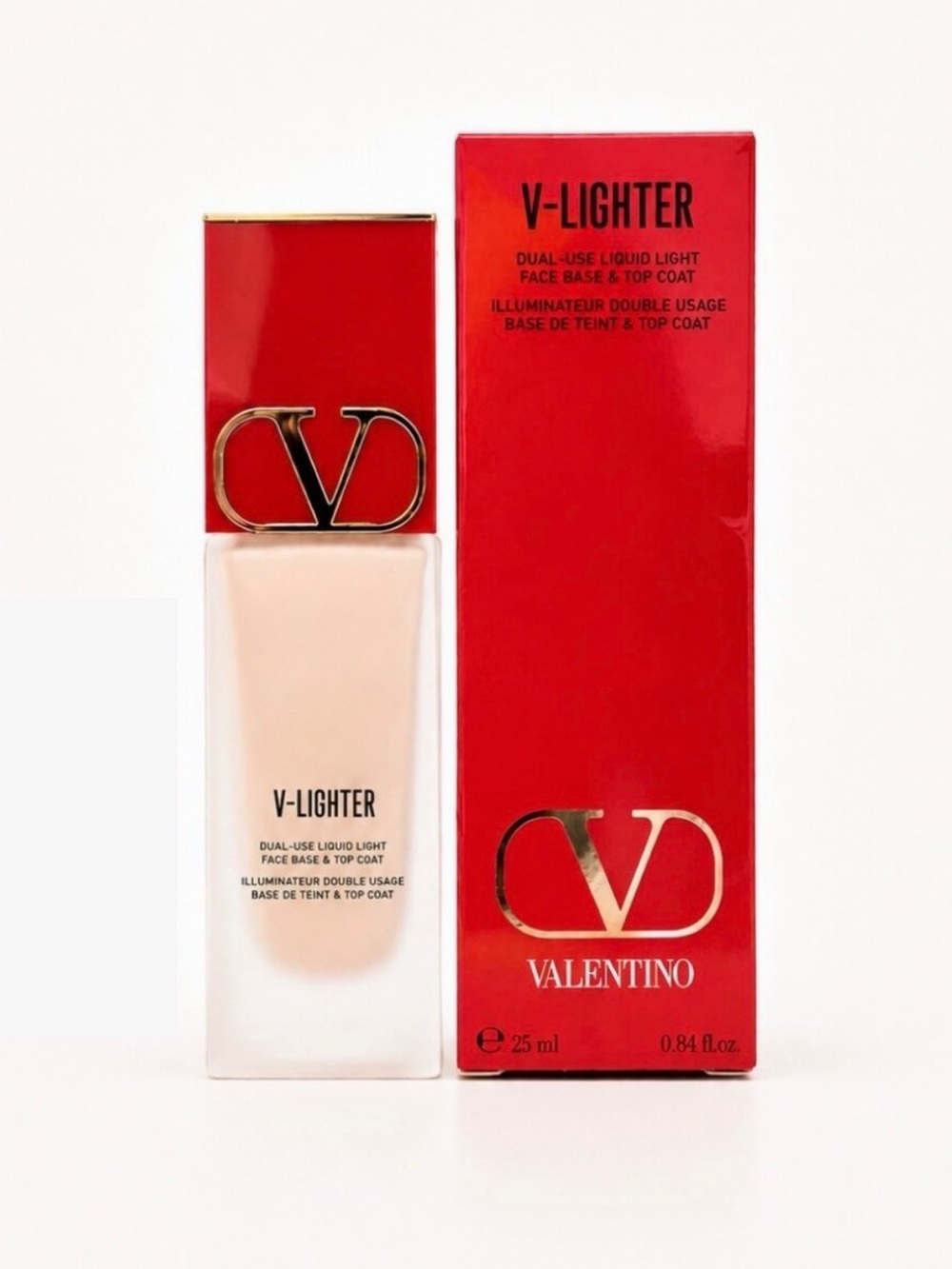 Valentino V-Lighter Rosa Dual-Use Liquid Highlighter + Illuminator - BNIB, 25ML